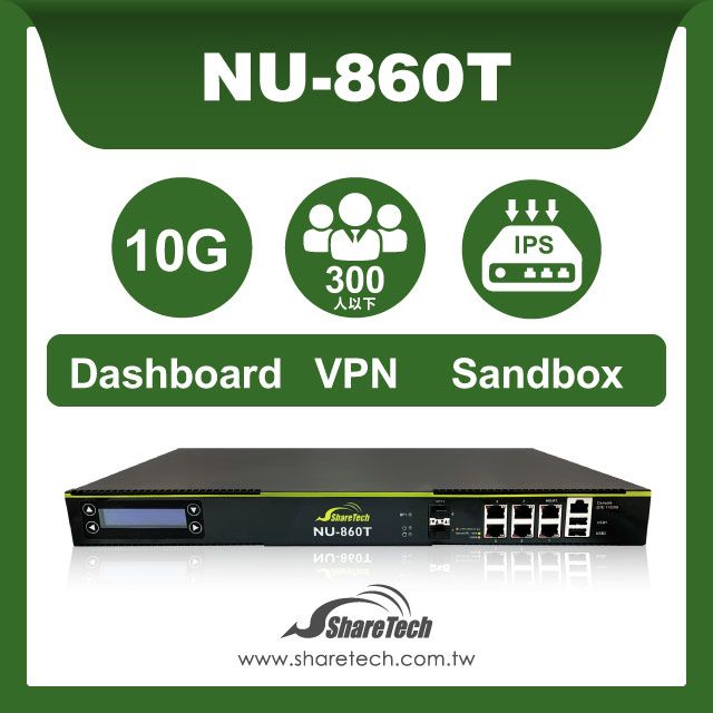 ShareTech 眾至  NU-860T UTM