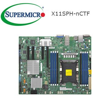 Supermicro 超微 X11SPH-nCTF 伺服器主機板