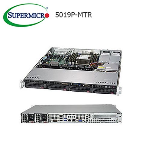 Supermicro 超微 SuperServer 5019P-MTR 伺服器