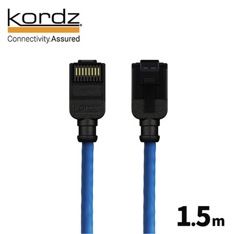 Kordz PRO CAT6 28AWG極細高速網路線 / 藍色1.5米