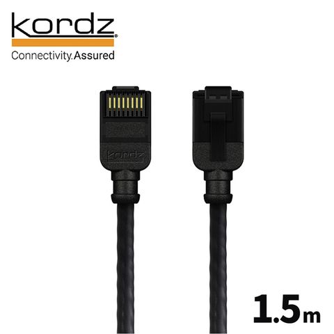 Kordz PRO CAT6 28AWG極細高速網路線 / 黑色1.5米