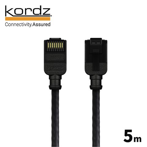 Kordz PRO CAT6 28AWG極細高速網路線 / 黑色5米