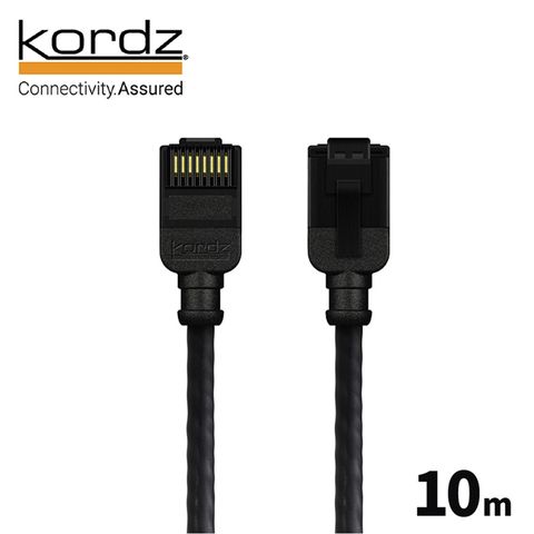 Kordz PRO CAT6 28AWG極細高速網路線 / 黑色10米