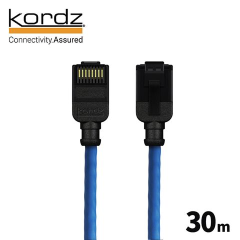 Kordz PRO CAT6 28AWG極細高速網路線 / 藍色30米