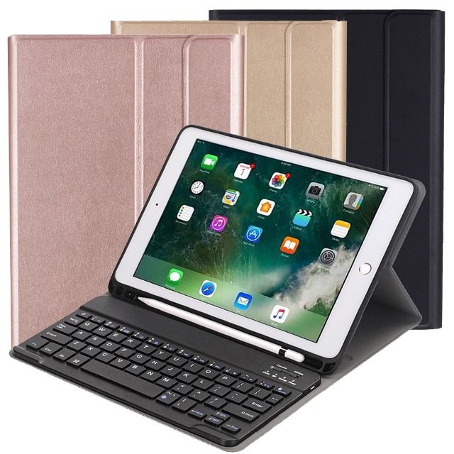 Powerway  For iPad Air3 / Pro10.5平板專用筆槽型分離式藍牙鍵盤/皮套