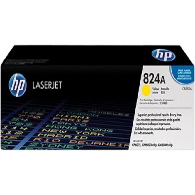 HP 惠普 CB382A/382A/382/824A 原廠黃色碳粉匣 HP CLJ CP6015de/CP6015dn/CP6015n/CP6015x/CP6015xh