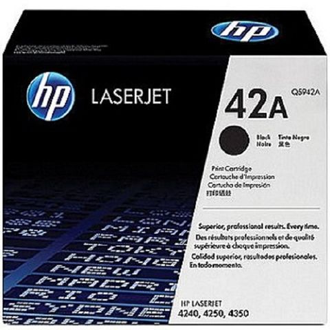 HP Q5942A/5942A/5942/42A 原廠黑色碳粉匣 HP LJ 4240/4240n/4250/4250n/4350/4350n/4350tn