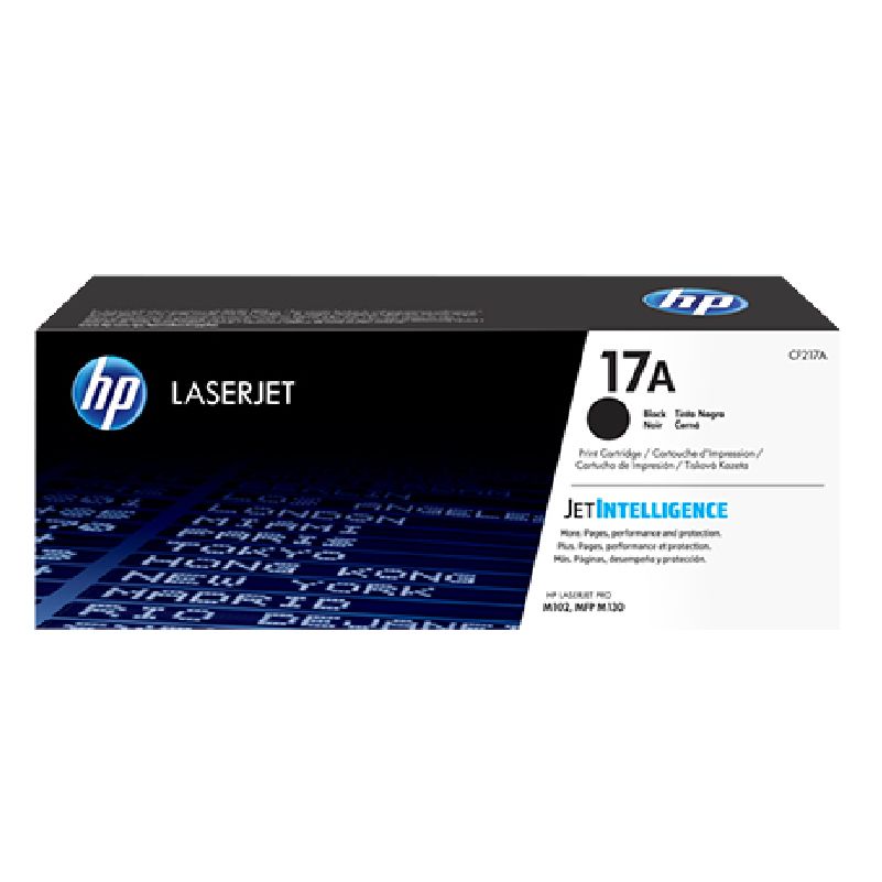 HP 惠普  17A 黑色原廠 LaserJet 碳粉匣 (CF217A)