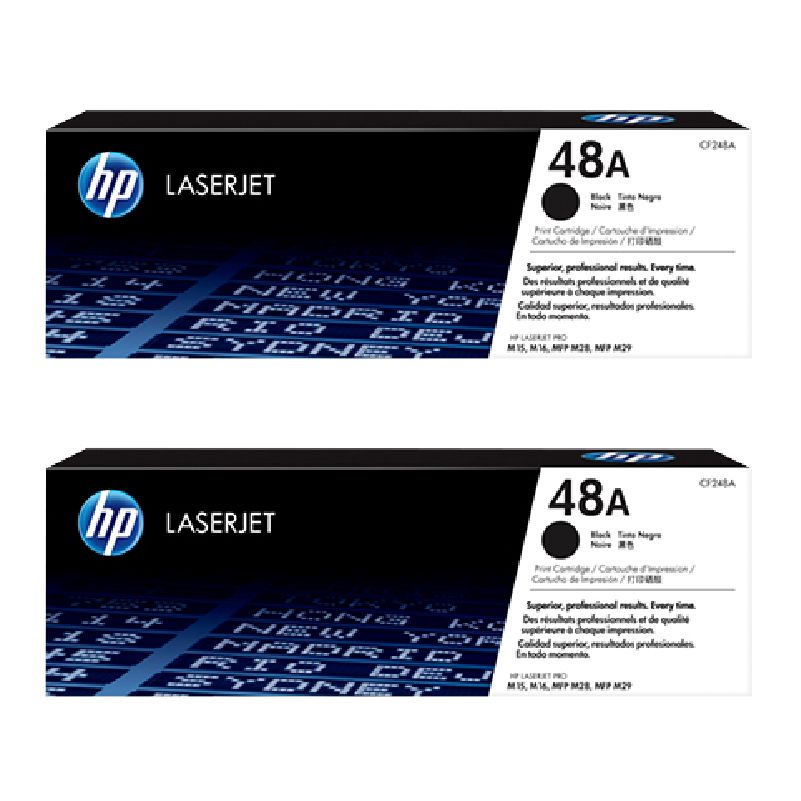 HP 惠普 【二入組】 48A 黑色原廠 LaserJet 碳粉匣 (CF248A)