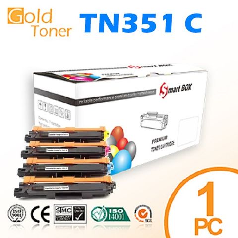 Gold  Toner 【Gold Toner】BROTHER TN-351C 環保碳粉匣(藍色)一支MFC-L8600CDW/L8850CDW/L8350CDW