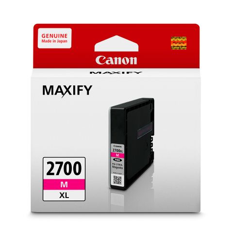 Canon 佳能 PGI-2700XL-M 原廠紅色墨水匣