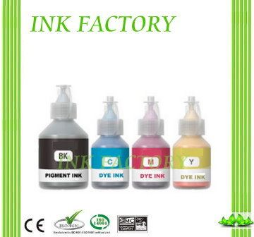 ink factory BROTHER BT6000 黑 / BT5000 彩 相容墨水 黑/藍/紅/黃 4色1組 適用型號DCP-T300/DCP-T500W /DCP-T700W/MFC-T800W/BT5000/BT6000