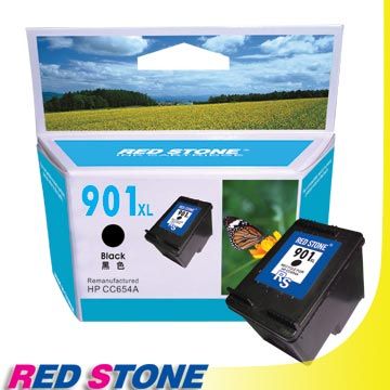 RED STONE for HP CC654A環保墨水匣(黑色)NO.901XL[高容量]
