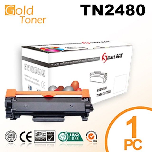 Gold  Toner 【Gold Toner】BROTHER TN-2480 高容量相容碳粉匣(黑色)一支【適用機型】HL-L2375dw