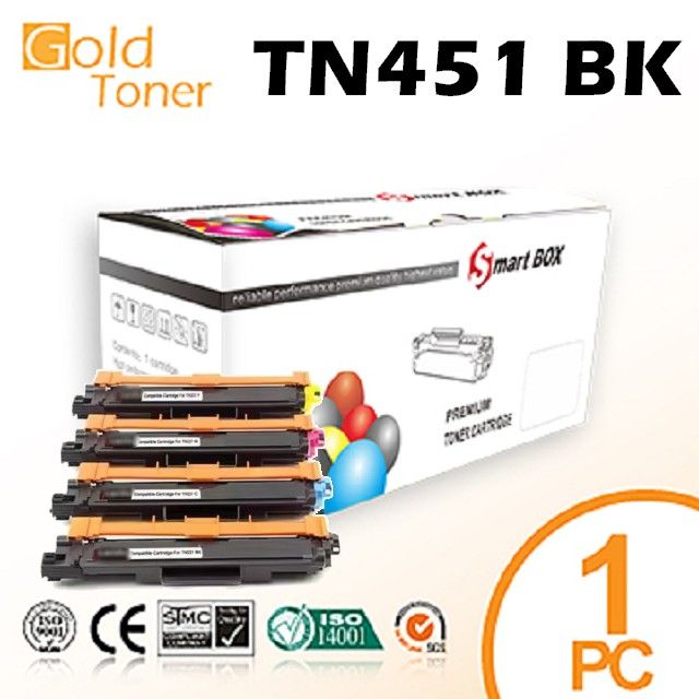 Gold  Toner 【Gold Toner】BROTHER TN-451 BK 相容碳粉匣(黑色)【適用】HL-L8360cdwMFC-L8900cdw