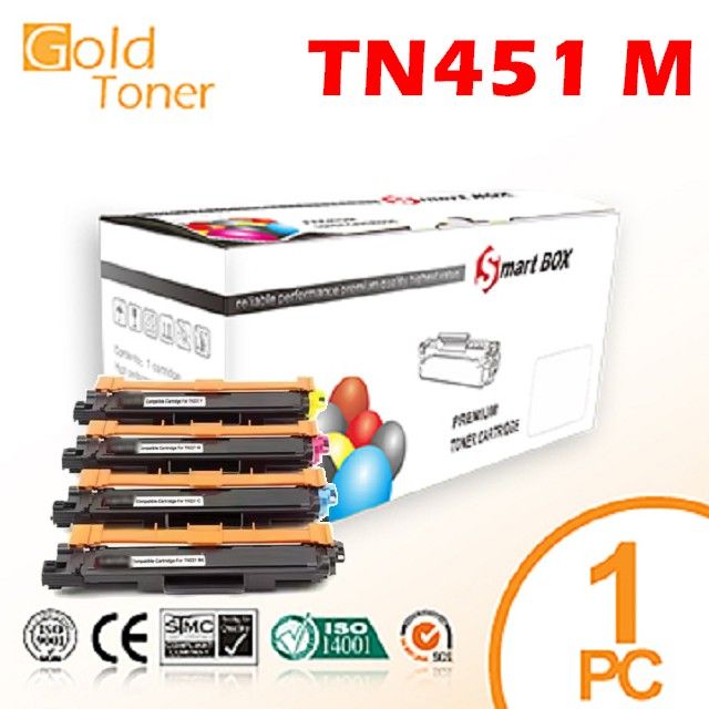 Gold  Toner 【Gold Toner】BROTHER TN-451 M 相容碳粉匣(紅色)【適用】HL-L8360cdwMFC-L8900cdw