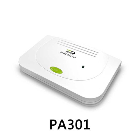 ZO TECH PA301 三埠印表機伺服器