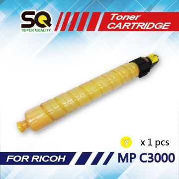 【SQ TONER 】理光 RICOH MP C3000 / MP-C3000 / MPC3000 黃色相容影印機碳粉匣 (適用機型MP C3000 彩色雷射A3多功能事務機)