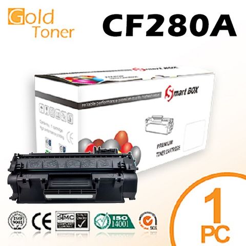 Gold  Toner HP CF280A (80)相容黑色高容量碳粉匣LaserJet Pro 401 M401dw MFP適用