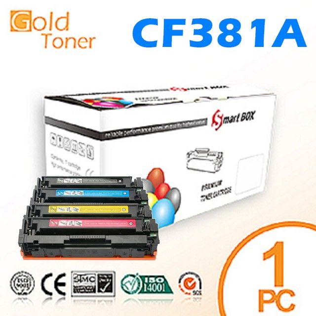 HP 惠普 【Gold Toner】 CF381A 環保碳粉匣(藍色)一支適用機型 M476dn/M476nw/M476dw - PChome ...