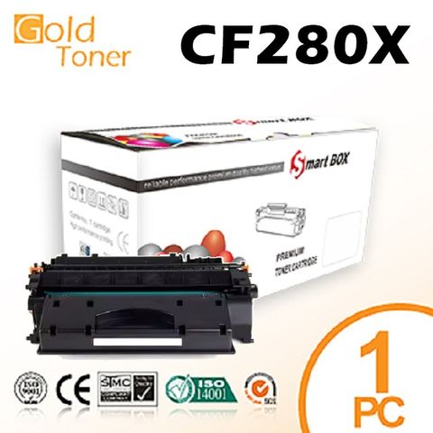 Gold  Toner HP CF280X (80X) 黑色高容量相容碳粉匣 LaserJet Pro 401 M401dw MFP適用