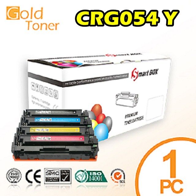 Gold  Toner 【Gold Toner】CANON CRG-054 / CRG054 Y 黃色相容碳粉匣【適用】MF642cdw / MF644cdw