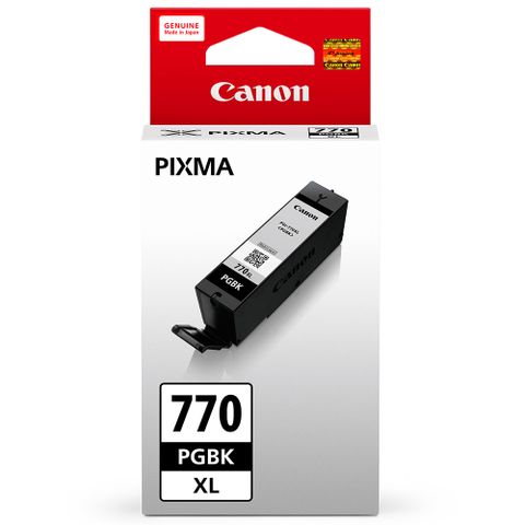 CANON PGI-770XL-BK 原廠黑色高容量墨水匣★適用型號：MG5770、MG6870、MG7770