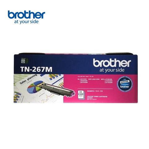 【Brother】TN-267M 原廠高容量紅色碳粉匣（適用：HL-L3270CDW、MFC-L3750CDW)