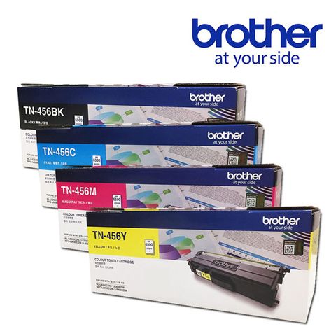 Brother TN-456BK/C/M/Y 原廠碳粉匣(1黑3彩超值組)