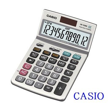 CASIO卡西歐‧12位數雙電源/可掀式/稅率商用計算機/JW-120MS