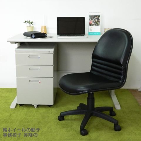 【時尚屋】CD120HE-34灰色辦公桌櫃椅組Y700-7+Y702-19+FG5-HE-34/DIY組裝