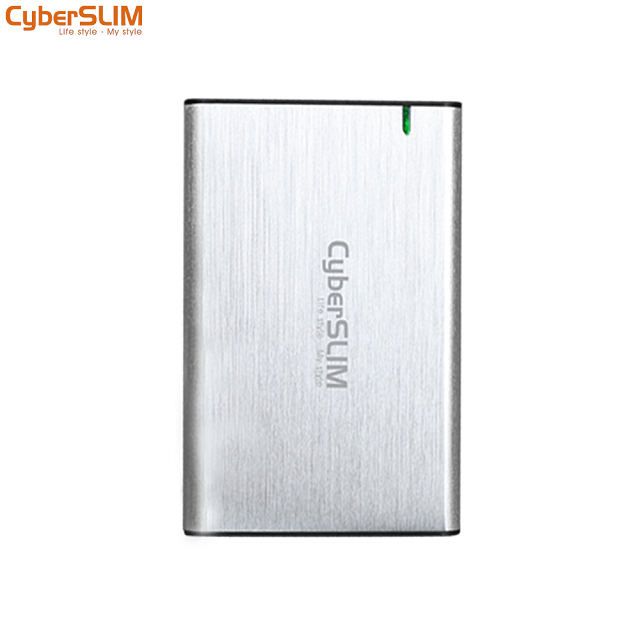 CyberSLIM   2.5吋 硬碟外接盒 SSD 2.5吋行動固態碟盒 銀 Type-c to c B25U31