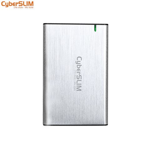 CyberSLIM 2.5吋 硬碟外接盒 SSD 2.5吋行動固態硬碟 銀 Type-c T0 USB B25U31