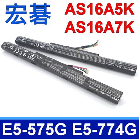 ACER AS16A5K 電池 Aspire E5-575 E5-575-59QB E5-575G E5-774G TMP249 TMP259 AS16A5K AS16A8K AS16A7K