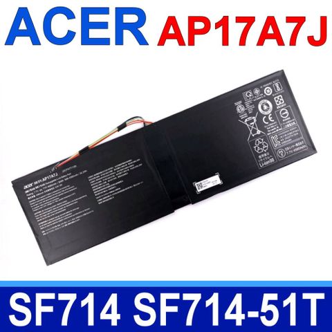 ACER AP17A7J 2芯 宏碁 電池 Swift 7 SF714 系列 SF714-51T SF714-51TXX