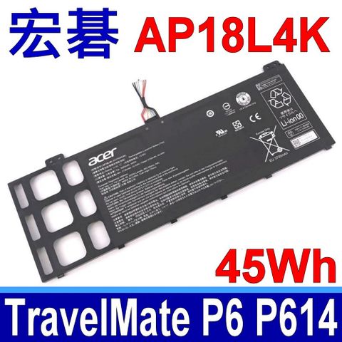宏碁 ACER AP18L4K 電池 TravelMate P6 TMP614-51 TMP614-51T P614 P614-51 P614-51T TMB311-31