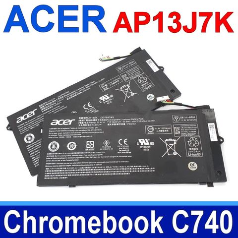 ACER 宏碁 AP13J7K 3芯  電池 Chromebook C740 C740-C32M C3P1 C4PE C5U9