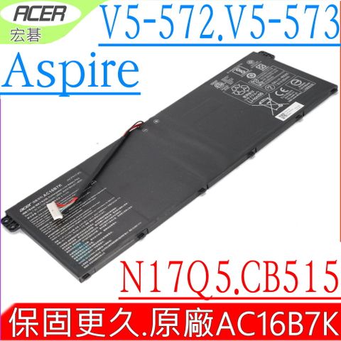 ACER 電池(原廠)-宏碁 Chromebook 15 CB515 CB515-1H,CB515-1HT AC16B7K,AC16B8K,CP511-1HN,Aspire V5-572,V5-573,N17Q5
