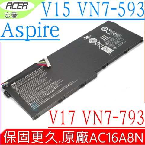 ACER AC16A8N 電池(原廠)-宏碁 V15,V17,VN7-593G,VN7-793G,VN7-593,VN7-793,4ICP7/61/80,KT.0040G.009