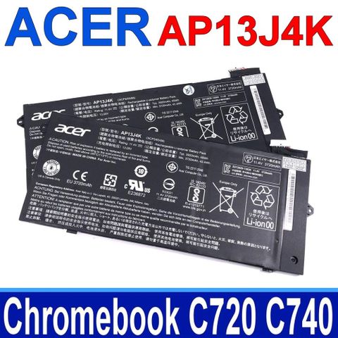 ACER AP13J4K 3芯 宏碁電池 AP13J3K Chromebook 11 C720 C720P C740 Chromebook 14 CB3 CP5 CB3-431 CP5-471 系列