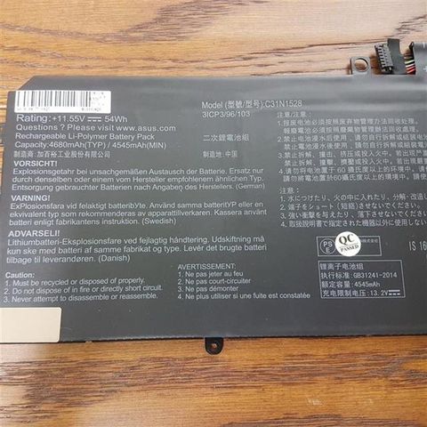 ASUS 華碩 C31N1528 3芯 日系電芯 電池 ZenBook Flip UX360 UX360CA