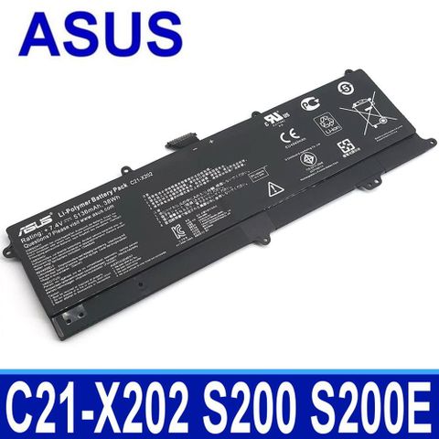 ASUS 華碩 C21-X202 2芯 電芯 電池 S200 S200E S200L987E X201E X202E