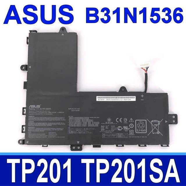 ASUS 華碩   B31N1536 3芯 電池 TP201 TP201SA TP201SA-3K 11.4V 48Wh