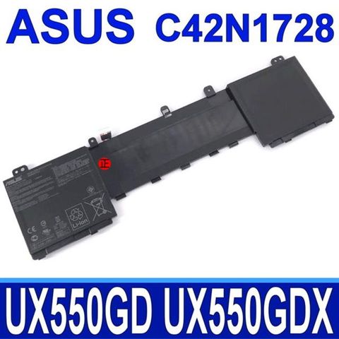 ASUS C42N1728 8芯 華碩 電池 UX550 UX550G UX550GD UX550GDX UX550GE UX550GEX UX580 UX580G UX580GD UX580GE