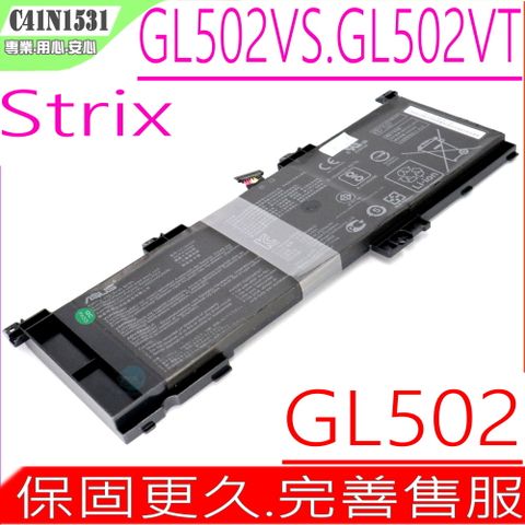 ASUS C41N1531 電池適用(保固更久) 華碩 GL502,Gl502VS,GL502VY,GL502VT,0B200-01940100(內接式)