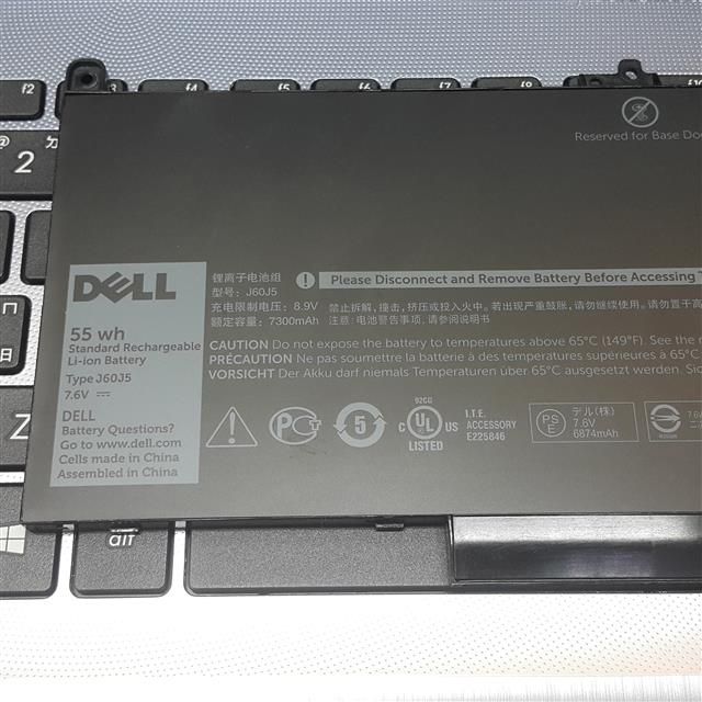 DELL 戴爾   原廠電池 J60J5 適用電池 E7270 E7470 0F1KTM 0MC34Y 1W2Y2 242WD 451-BBSY F1KTM J6OJ5 MC34Y NJJ2H P26S P26S001 PDNM2