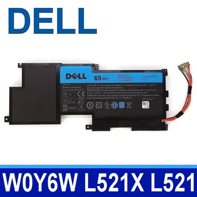 DELL 戴爾   W0Y6W 6芯 電池 XPS 15-L521X L521