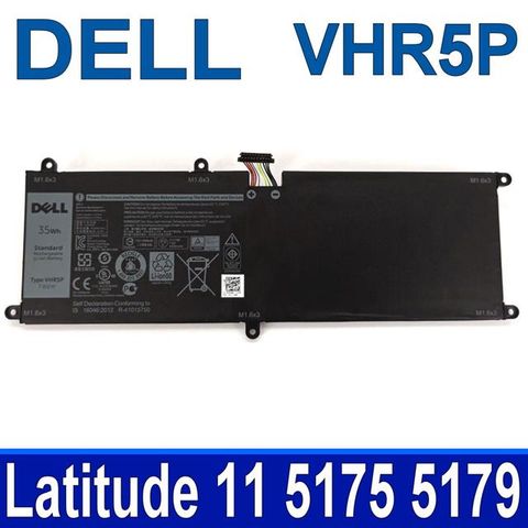 DELL 戴爾 VHR5P 2芯  電池 Latitude 11 5175  5179 7.6V 35WH