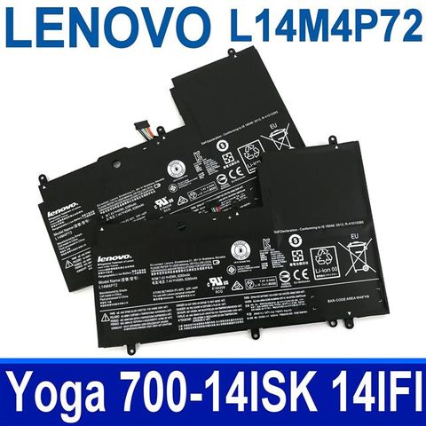 LENOVO L14M4P72 聯想 電池 L14S4P72 Yoga 3 14 1470 14-IFI 14-IFI(D) 14-ISE Yoga 700 700-14ISK 700-14IFI 700-14ISE 700-14ISK
