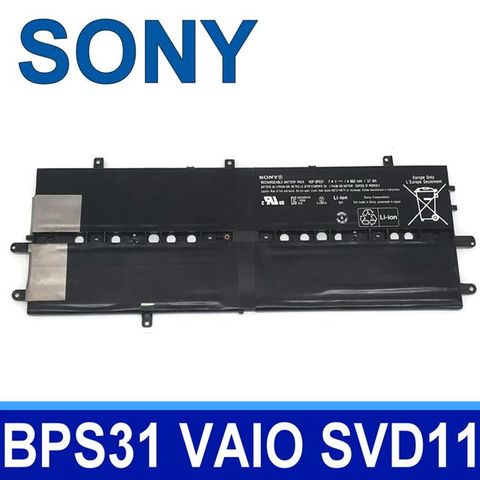 索尼 SONY BPS31 4芯 電池 SONY VAIO SVD11 Duo11